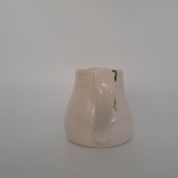 Syracuse China Syralite Creamer Pitcher With Orange Stripe Design - Picture 4 of 13